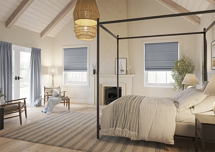 Carina, Cadet Blue - Twist&Fit Roman Blind - Image 7